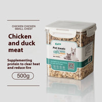 HKM-6286781 Freeze-Dried Chicken Nuggets for Cats - 500g Bag or Can