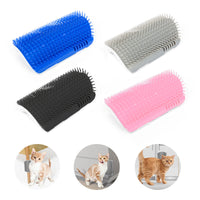 HKM-6286909 Cat Scratcher Massage Brush with Base and Double-Sided Adhesive – Multiple Color Options Available