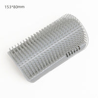 HKM-6286909 Cat Scratcher Massage Brush with Base and Double-Sided Adhesive – Multiple Color Options Available