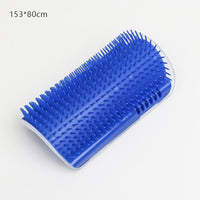 HKM-6286909 Cat Scratcher Massage Brush with Base and Double-Sided Adhesive – Multiple Color Options Available