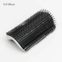 HKM-6286909 Cat Scratcher Massage Brush with Base and Double-Sided Adhesive – Multiple Color Options Available