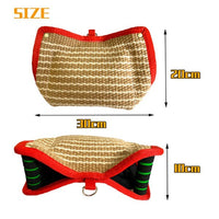 HKM-6287549 Hemp Bite Pillow for Dog Training – Durable Throwing Toy for Engaging Play