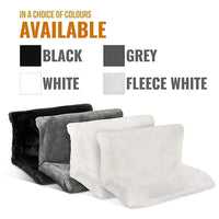 HKM-6288317 Cozy Cat Radiator Bed with Soft Faux Fur Cover - Collapsible Metal Frame for Small Pets