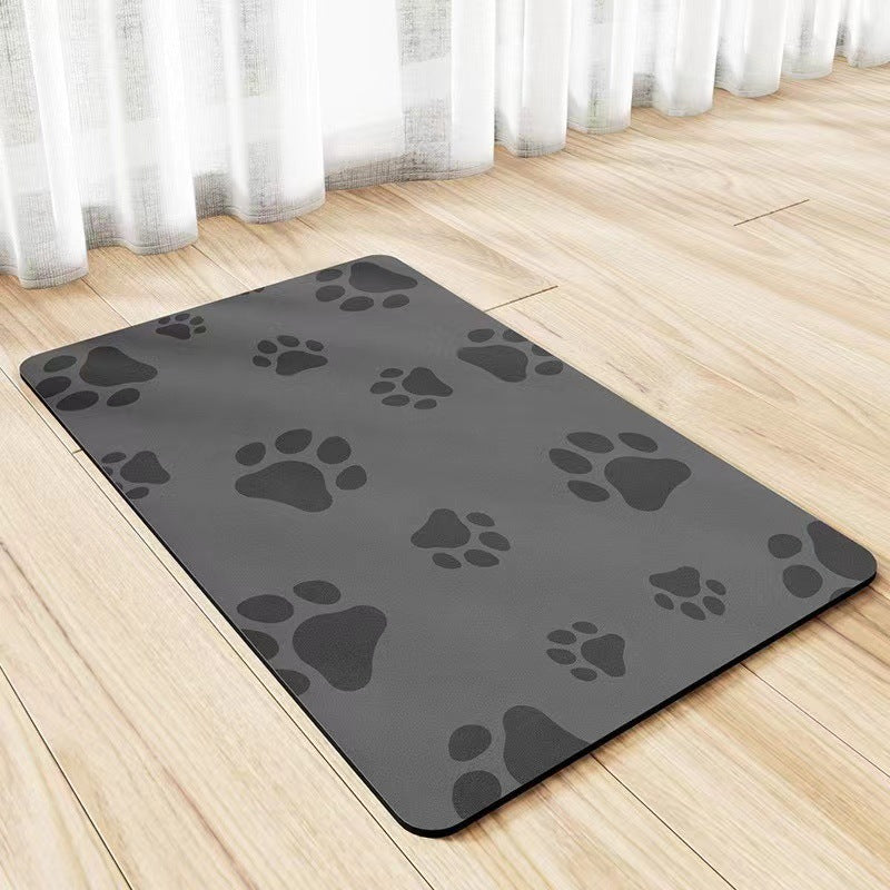 HKM-6288573 Pet Diatom Ooze Spill-proof Waterproof Quick-drying Feeding Mats for Dogs and Cats