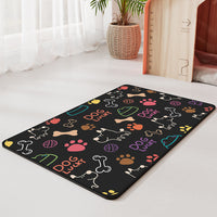 HKM-6288573 Pet Diatom Ooze Spill-proof Waterproof Quick-drying Feeding Mats for Dogs and Cats
