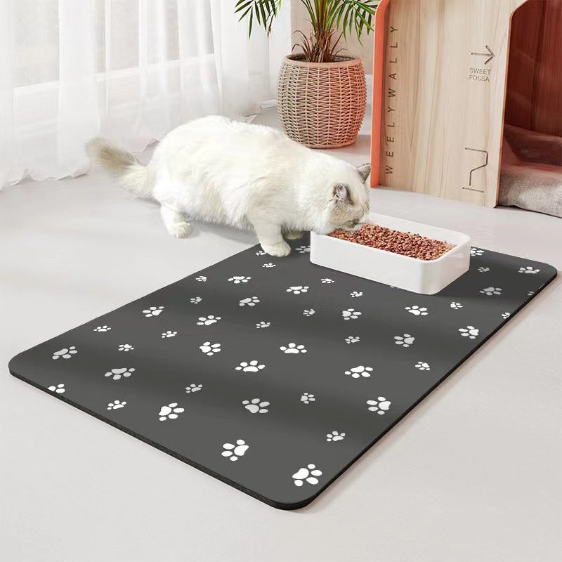 HKM-6288573 Pet Diatom Ooze Spill-proof Waterproof Quick-drying Feeding Mats for Dogs and Cats