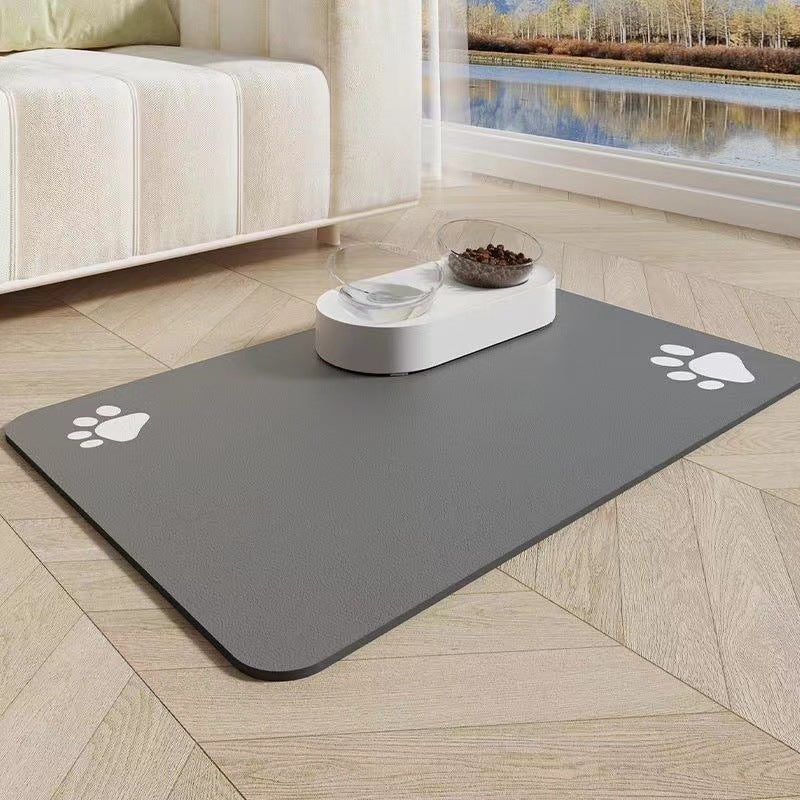 HKM-6288573 Pet Diatom Ooze Spill-proof Waterproof Quick-drying Feeding Mats for Dogs and Cats
