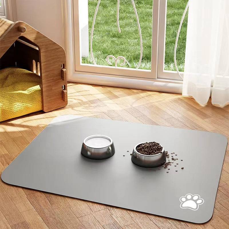 HKM-6288573 Pet Diatom Ooze Spill-proof Waterproof Quick-drying Feeding Mats for Dogs and Cats