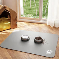 HKM-6288573 Pet Diatom Ooze Spill-proof Waterproof Quick-drying Feeding Mats for Dogs and Cats