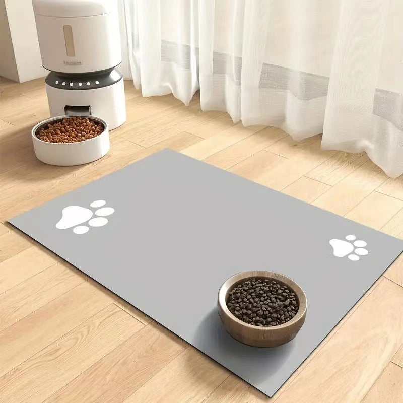HKM-6288573 Pet Diatom Ooze Spill-proof Waterproof Quick-drying Feeding Mats for Dogs and Cats