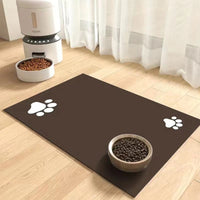 HKM-6288573 Pet Diatom Ooze Spill-proof Waterproof Quick-drying Feeding Mats for Dogs and Cats