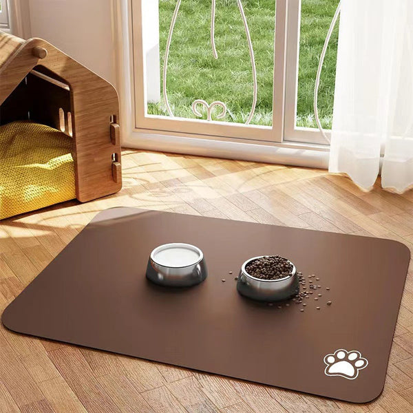 HKM-6288573 Pet Diatom Ooze Spill-proof Waterproof Quick-drying Feeding Mats for Dogs and Cats