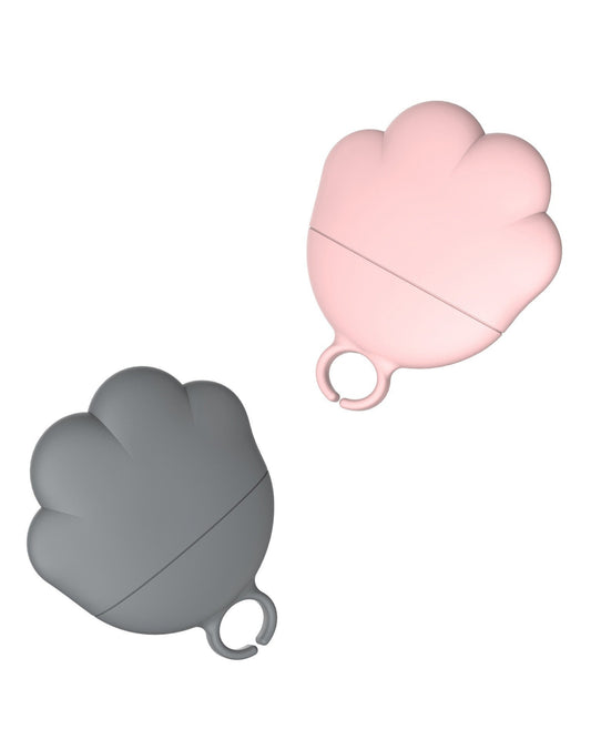 HKM-6289981 Silicone Cat Paw Can Lid and Bottle Opener Set - Pink and Gray Options