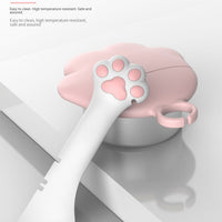HKM-6289981 Silicone Cat Paw Can Lid and Bottle Opener Set - Pink and Gray Options