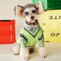HKM-6290877 Fruit Green Casual Shirt for Small and Medium-sized Dogs and Cats