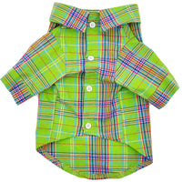 HKM-6290877 Fruit Green Casual Shirt for Small and Medium-sized Dogs and Cats