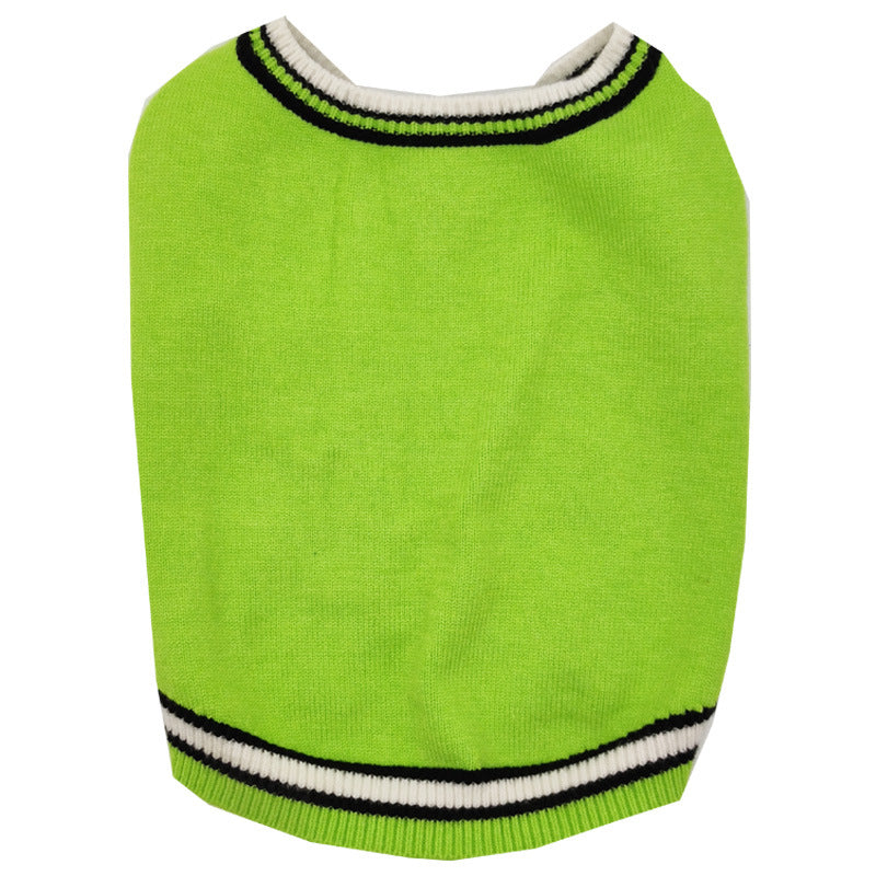 HKM-6290877 Fruit Green Casual Shirt for Small and Medium-sized Dogs and Cats