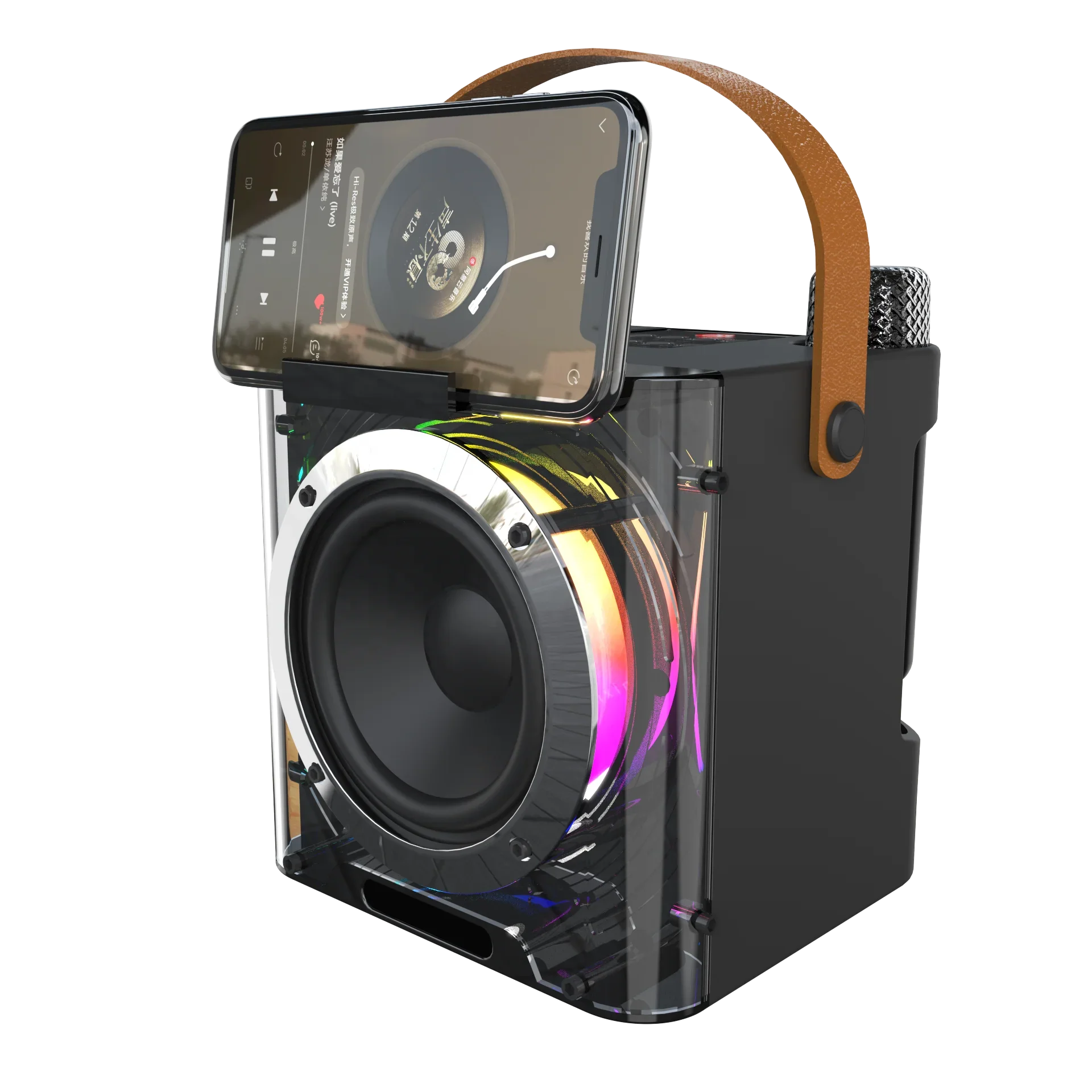 HKM-629139 Portable Wireless DJ Speaker with Bluetooth Connectivity for Outdoor Parties and Family Gatherings