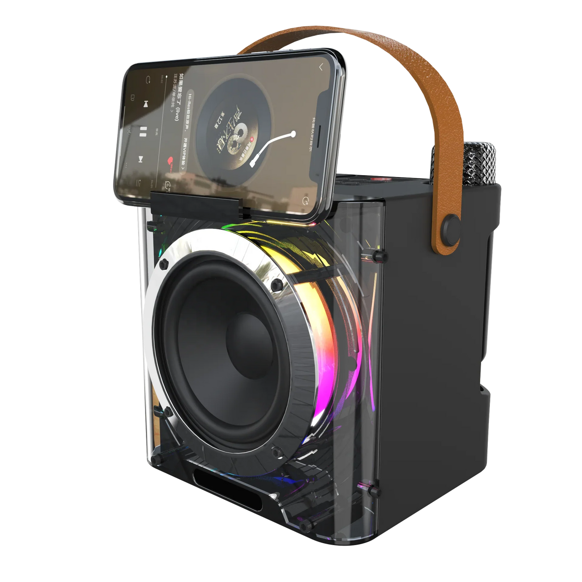 HKM-629139 Portable Wireless DJ Speaker with Bluetooth Connectivity for Outdoor Parties and Family Gatherings