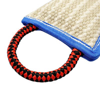 HKM-6291517 Thickened Hemp Three-Ring Training Bite Pillow for Dogs