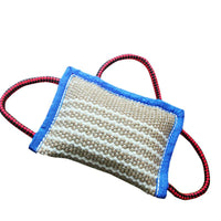 HKM-6291517 Thickened Hemp Three-Ring Training Bite Pillow for Dogs