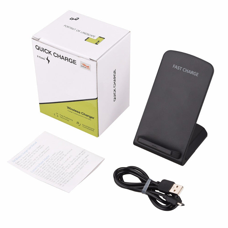 HKM-629203 T100 Three-Coil Wireless Charging Transmitter with Adjustable Bracket for Mobile Phones