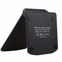 HKM-629203 T100 Three-Coil Wireless Charging Transmitter with Adjustable Bracket for Mobile Phones