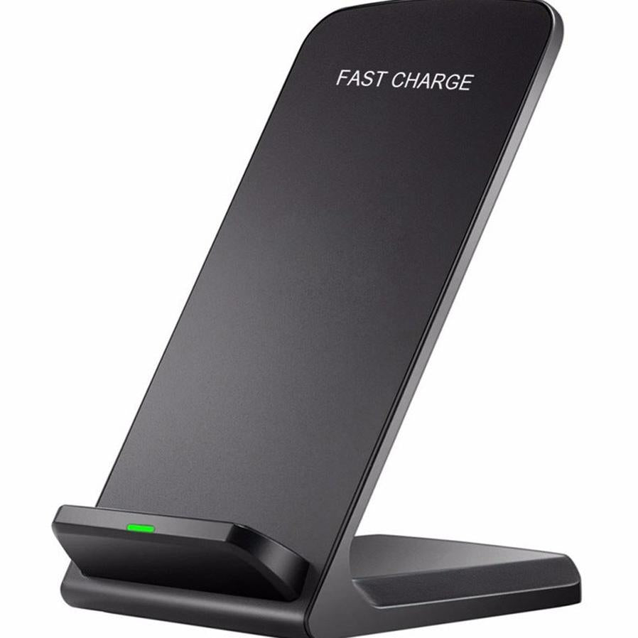 HKM-629203 T100 Three-Coil Wireless Charging Transmitter with Adjustable Bracket for Mobile Phones
