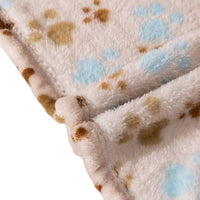 HKM-6293309 Double-Sided Thickened Flannel Pet Blanket Kennel Mat for Dogs in Cartoon Patterns