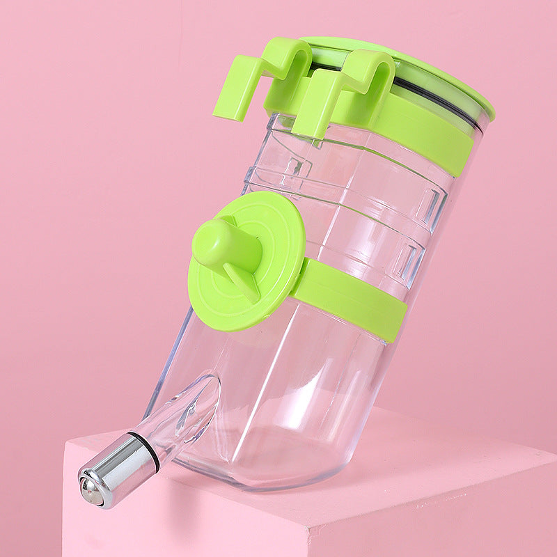 HKM-6293949 Dripless Dog Water Bottle Dispenser for Kennels and Crates, Automatic Pet Hydration Solution