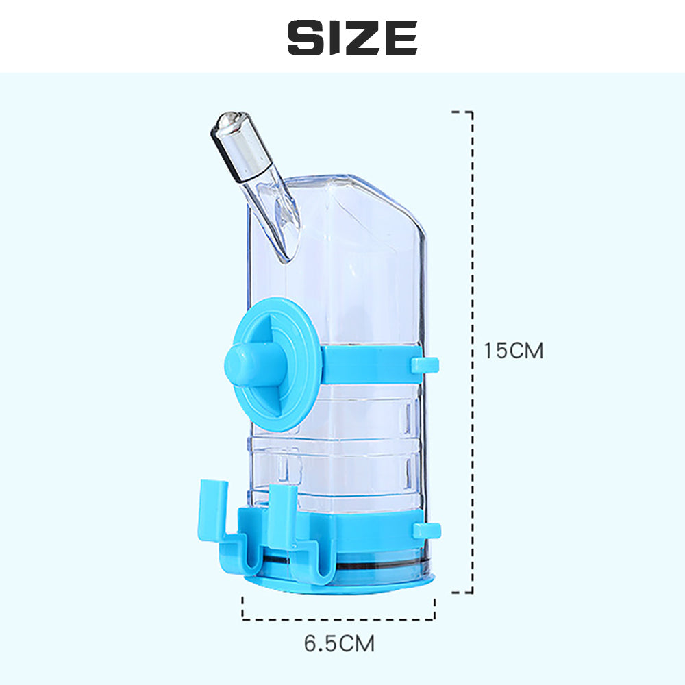 HKM-6293949 Dripless Dog Water Bottle Dispenser for Kennels and Crates, Automatic Pet Hydration Solution