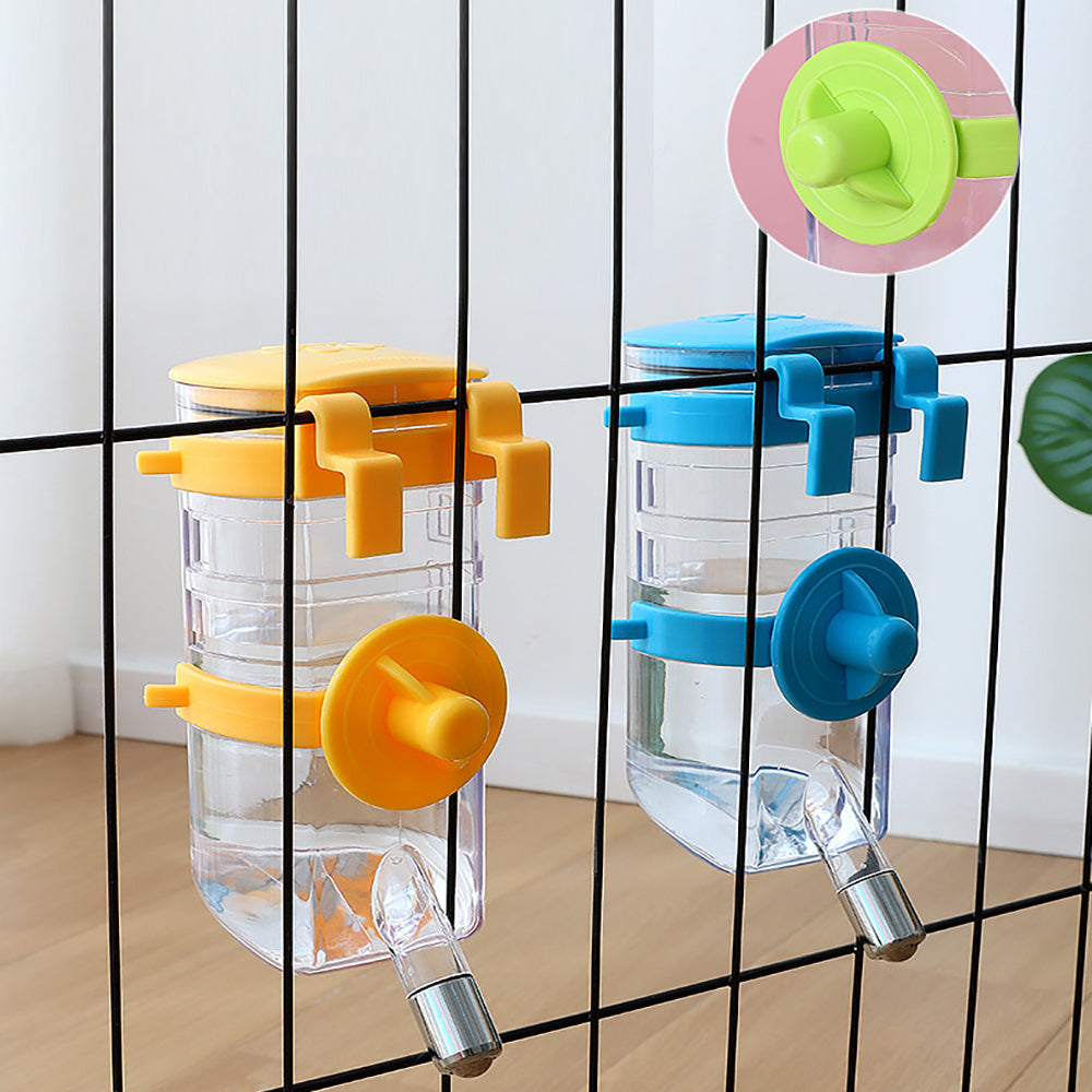 HKM-6293949 Dripless Dog Water Bottle Dispenser for Kennels and Crates, Automatic Pet Hydration Solution