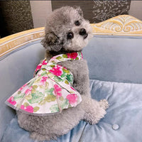 HKM-6294077 Ultra-thin Cotton Mesh Print Skirt for Cats and Dogs - Various Sizes Available