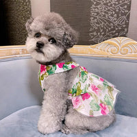 HKM-6294077 Ultra-thin Cotton Mesh Print Skirt for Cats and Dogs - Various Sizes Available