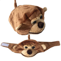 HKM-6294845 Cartoon Monkey Design Dog and Cat Hat for Festive Wear