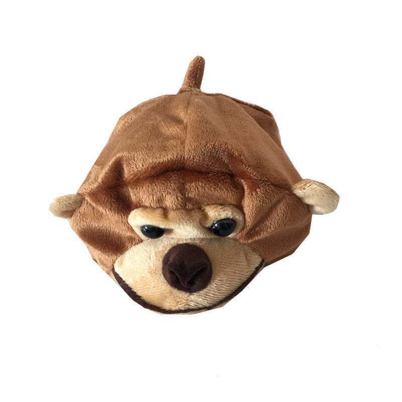 HKM-6294845 Cartoon Monkey Design Dog and Cat Hat for Festive Wear