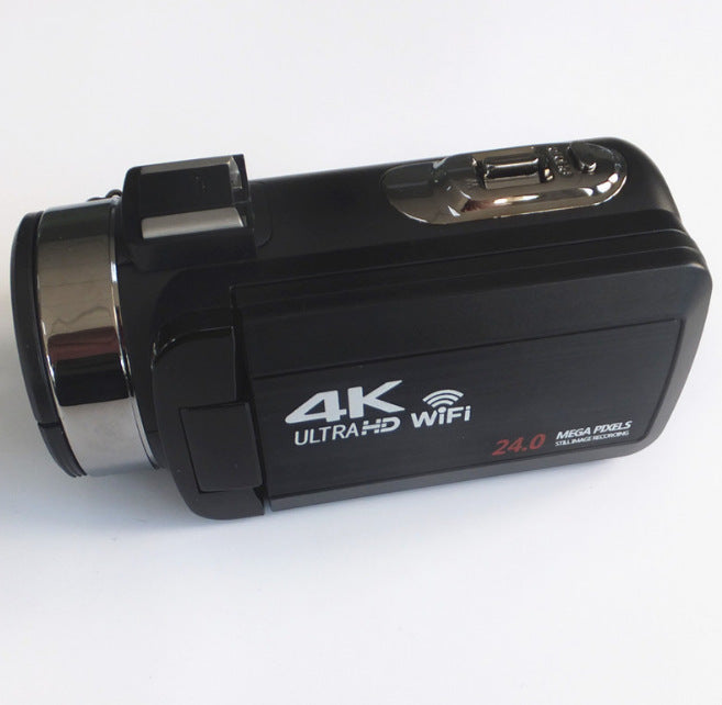 HKM-629523 4K Digital Video Camera with 3.0-Inch Touch Screen, WiFi Remote Control, and 18x Zoom