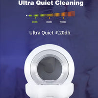 HKM-629587 Intelligent Full-Automatic Cat Litter Box with One-Button Shoveling and Fresh Deodorization, Ultra Quiet Operation