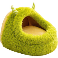 HKM-6296125 Warm Thickened Plush Pet Bed for Dogs - Autumn & Winter Comfort in Multiple Sizes