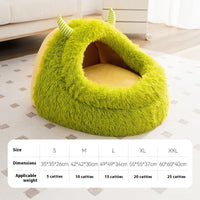 HKM-6296125 Warm Thickened Plush Pet Bed for Dogs - Autumn & Winter Comfort in Multiple Sizes