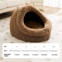 HKM-6296125 Warm Thickened Plush Pet Bed for Dogs - Autumn & Winter Comfort in Multiple Sizes