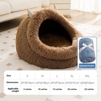 HKM-6296125 Warm Thickened Plush Pet Bed for Dogs - Autumn & Winter Comfort in Multiple Sizes