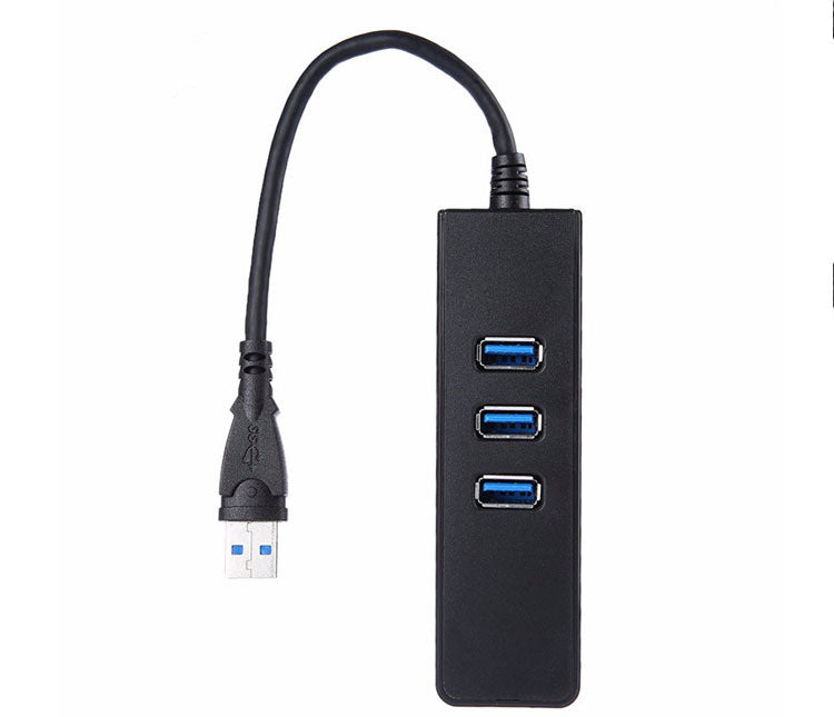 HKM-629651 USB 3.0 Gigabit Ethernet Hub with LED Indicator, Model xjx-qz3.0u, 1000Mbps Network Card