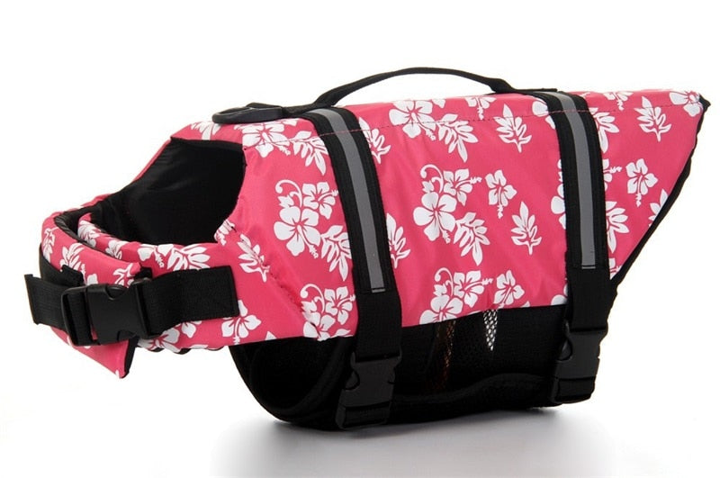 HKM-6296637 Cute Dog Life Jacket - Safe Swimwear for Medium to Large Dogs, Various Sizes Available