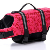 HKM-6296637 Cute Dog Life Jacket - Safe Swimwear for Medium to Large Dogs, Various Sizes Available