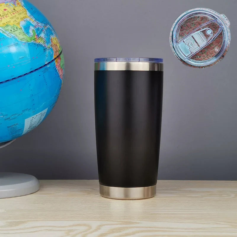 HKM-629715 Customized 20oz Vacuum Insulated Double-Walled Stainless Steel Tumblers for Coffee and Beverages