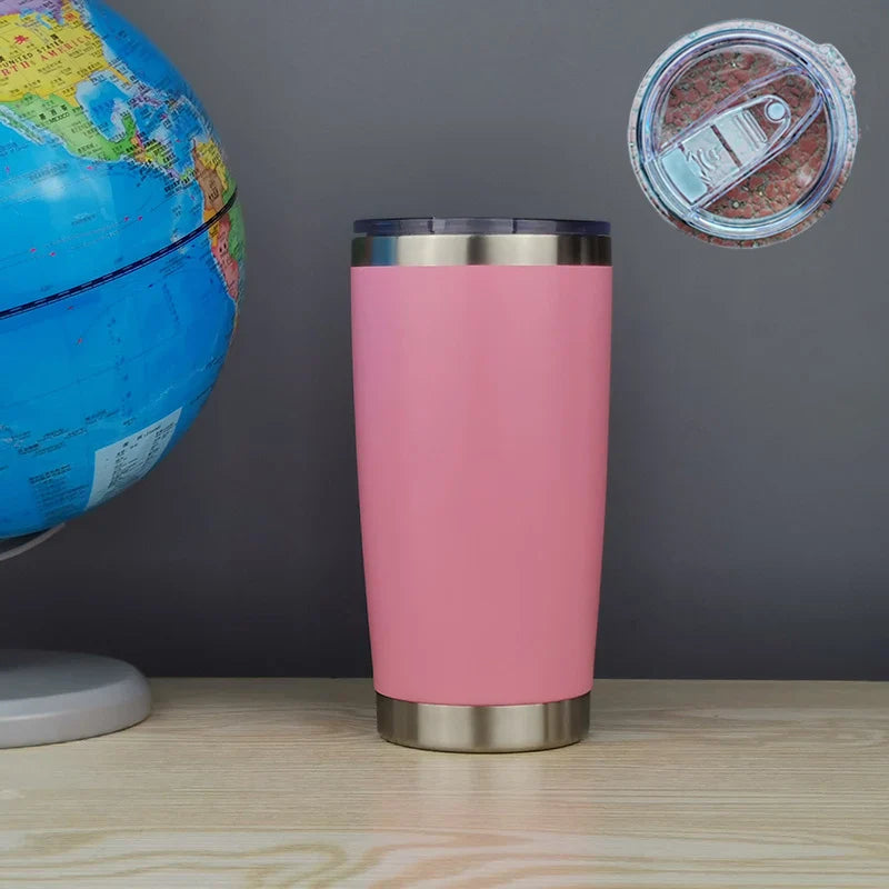HKM-629715 Customized 20oz Vacuum Insulated Double-Walled Stainless Steel Tumblers for Coffee and Beverages