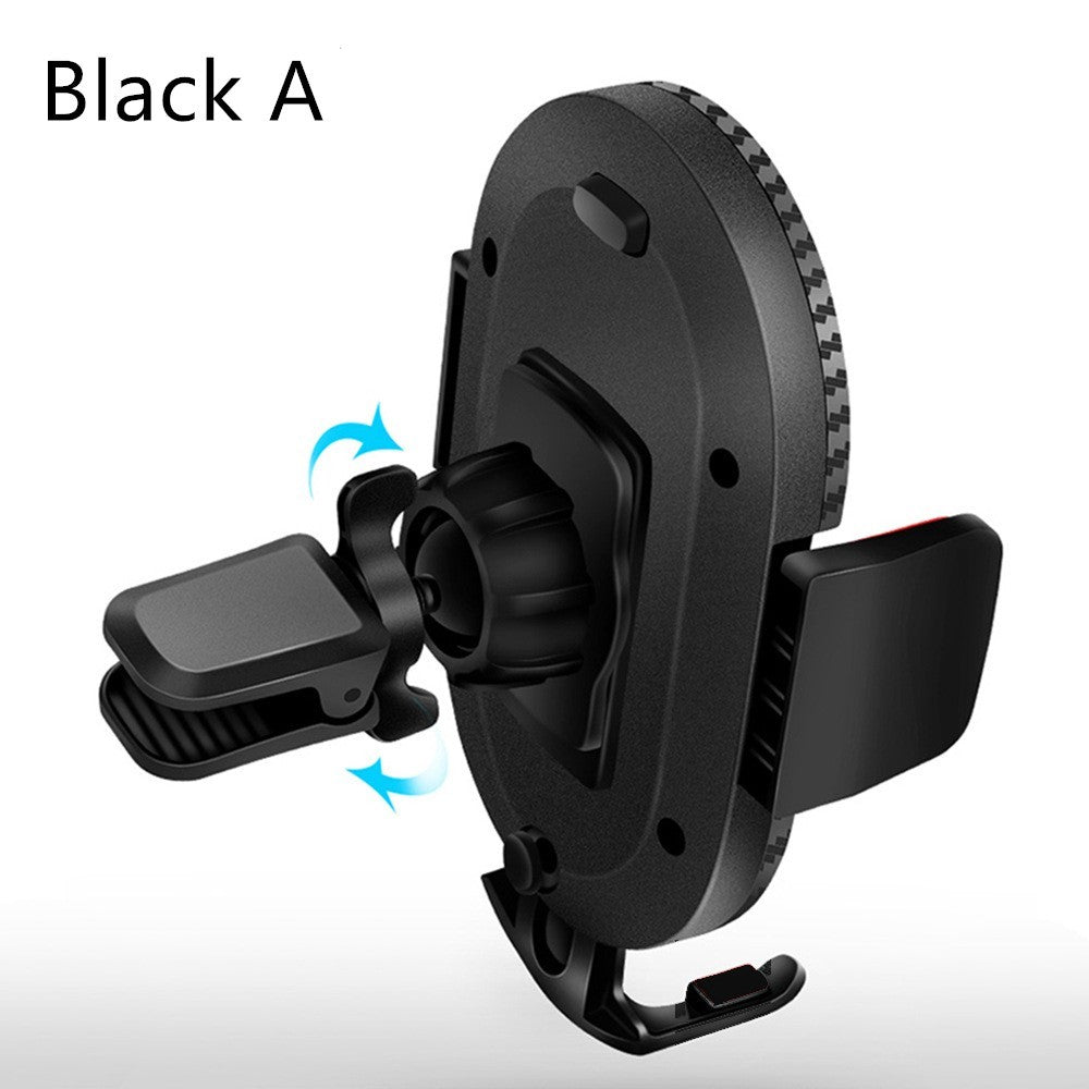 HKM-629843 Wireless Fast Charging Car Phone Holder with Adjustable Support and Accessories