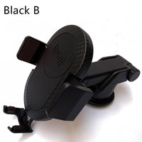 HKM-629843 Wireless Fast Charging Car Phone Holder with Adjustable Support and Accessories
