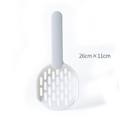 HKM-6298685 Thick Two-Color Cat Litter Shovel - Durable Plastic Design